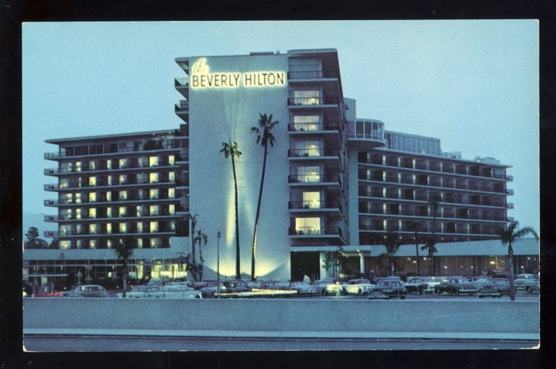 Beverly Hills, California/CA Postcard, The Beverly Hills Hilton, 1950's ...