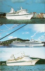 Royal Caribbean Line 'Sun Viking' 'Song of Norway' 'Nordic Prince' Postcard G19