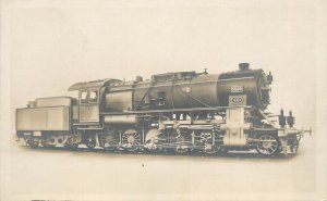 A. Borsig Berlin-Tegel - hot steam tender train locomotive photo postcard
