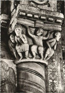 CPM ANZY-le-DUC Eglise Romane - Details du Chapiteaux (1190215)