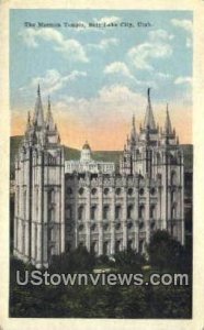 Mormon Temple - Salt Lake City, Utah UT  