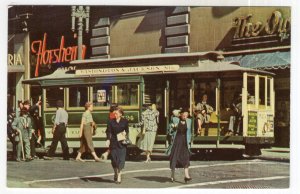 San Francisco, Cable Cars On Turntable