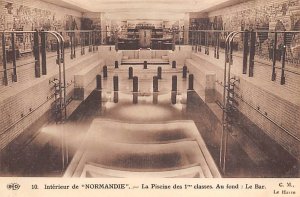 Normandie First Class Swimming Pool Normandie Ship 