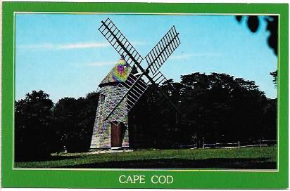 US Cape Cod, Mass.  Showing oldest windmill on Cape Cod.