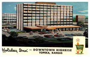 Postcard HOTEL SCENE Topeka Kansas KS AR5311