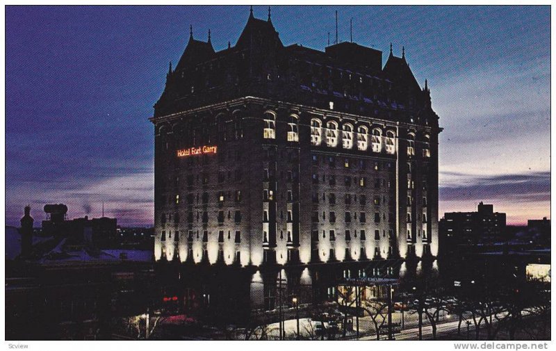 Exterior,  The Fort Garry Hotel,  Winnipeg,  Manitoba,  Canada,  40-60s