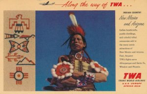 Indian Country along the Way of TWA - Transworld Airlines NM, New Mexico - Linen