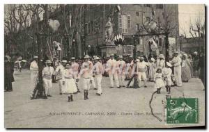 Old Postcard Carnival XXIV Aix en Provence Choirs Hearts Swings