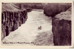 RAFTING THROUGH MILES CANYON, YUKON TERRITORY CANADA RP