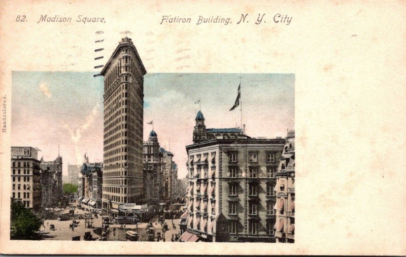 New York City Flat Iron Building 1905 Rotograph