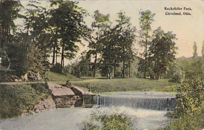 Ohio Cleveland Scene In Rockefeller Park 1914