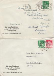 Der Landesbischof German Bishop Wolfenbuttel 1949 2x Cover