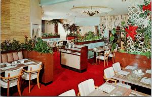 The Flamingo Halifax Nova Scotia NS Dining Room & Lounge Vintage Postcard D78