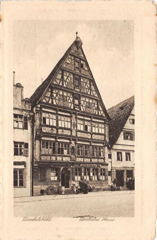 B38967 Dinkelsbühl deutsches haus   germany