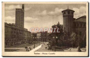 Italy - Italy - Torino - Turin - Piazza Castello - Old Postcard