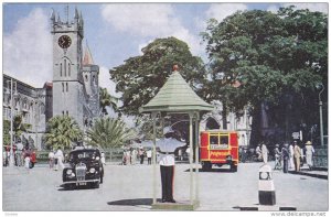 BRIDGETOWN, Barbados, British West Indies; Trafalgar Square, 40-60s