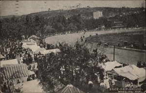 Wheeling West Virginia WV Fair Horse Racing c1910s Postcard