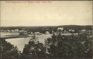 Onset Cape Cod MA Point Independence From Wicket c1910 Postcard