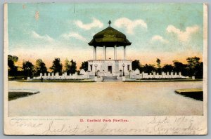 Postcard Chicago Illinois c1906 Garfield Park Pavilion View Of Pagoda Band Shell
