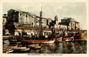 CPA CIVITAVECCHIA Calata Principe Tommaso ITALY (546061)