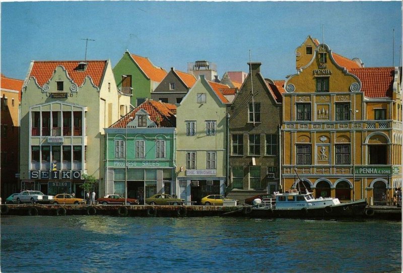 CPM Handelskade, Dutch Colonial style buildings CURACAO (645796)