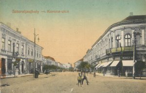 Hungary  Sátoraljaújhely Korona street 1927