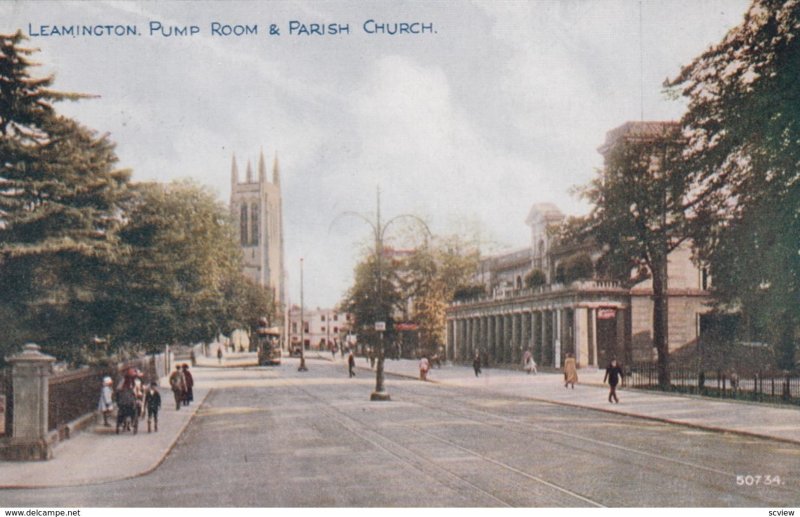 LEAMINGTON SPA, UK, 1910-30s ; The Pump Room & Parish Church