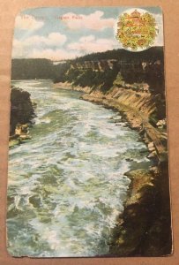 VINTAGE  PRIVATE POST CARD,  USED, THE GORGE, NIAGARA FALLS, CANADA