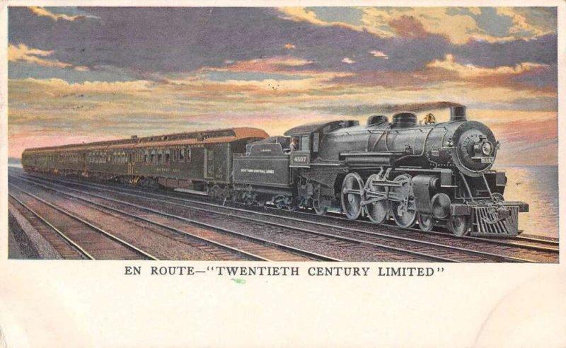 20th Century Express Train En route Vintage Postcard AA14257
