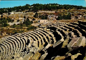 IMN05253 africa libya cyrene the theatre ruins archeology history