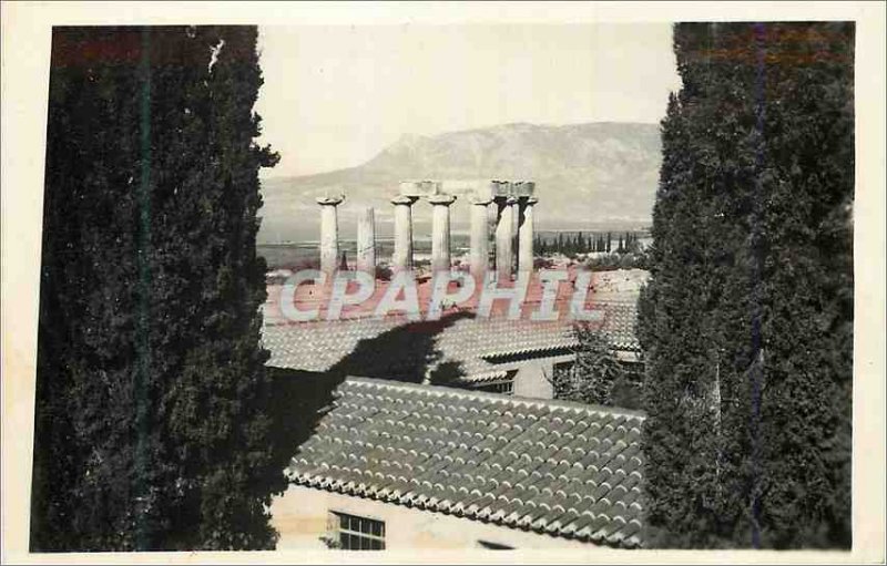 Postcard Modern Corinth Temple of Apollo