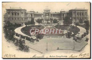 Old Postcard Marseille Le Chateau Borely Park