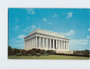 Postcard The Lincoln Memorial, Washington, District of Columbia