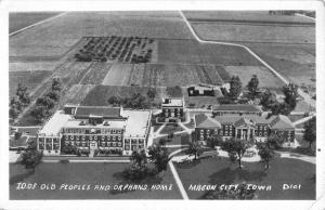 Mason City Iowa IOOF Old People Orphan Home Real Photo Vintage Postcard K90671