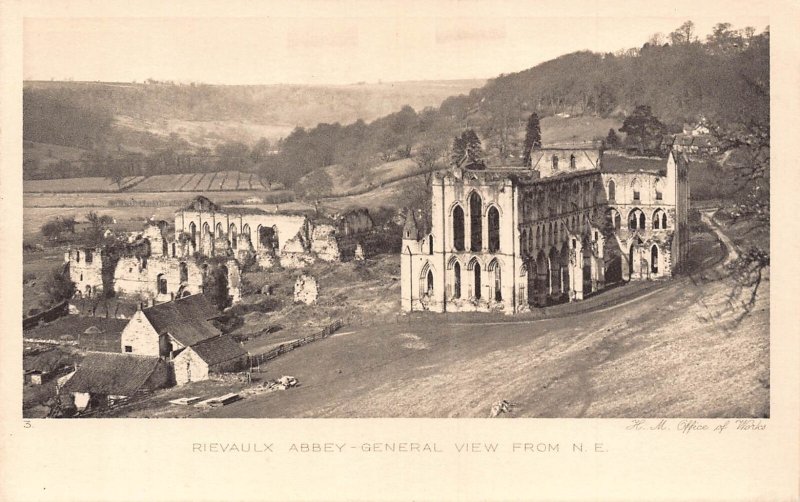 England Rievaulx Abbey lot of 6 postcards B883