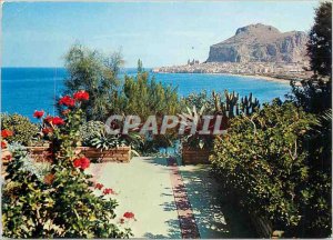Postcard Modern Cefalu Il panorama visto dalla Villa Hayna