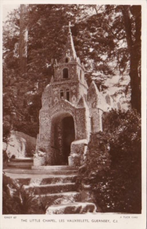 Tucks The Little Chapel Les Vauxbelets Guernsey Channel Islands Real Photo