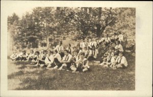 Waterford Maine ME Kokosing Girls Camp Unidentified c1920 Real Photo Postcard