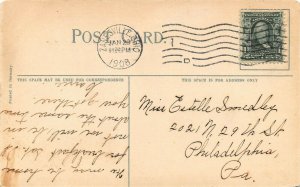 LP48 Salmon Fishing   Postcard 