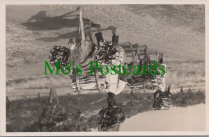 Africa Postcard? - Men Transporting Wood Bundles on Donkeys Ref.RS30956