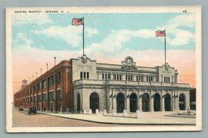 NEWARK NJ CENTRE MARKET ANTIQUE POSTCARD