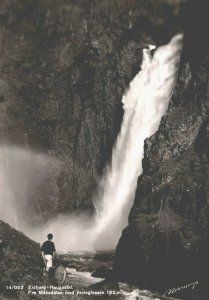Norway Eidfjord Haugastøl Vintage RPPC BS18