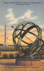 Bronze Armillary Sundial - Houston, Texas TX