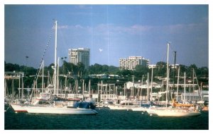 Boats in the Harbor at Newport Beach Boat Postcard