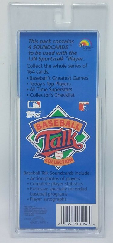 1989 Topps Baseball Talk Soundcard Collection #40 Frank Viola Fred Lynn NOS