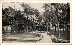 Postcard NY Potsdam Trinity Episcopal Church