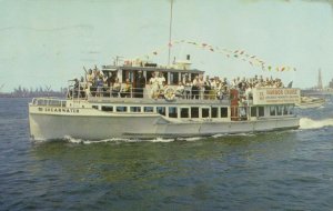 Cruise Boat Shearwater, Long Beach, Cal. Vintage Postcard P105