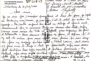 BF22859 benidorm vista panoramica  spain  front/back image