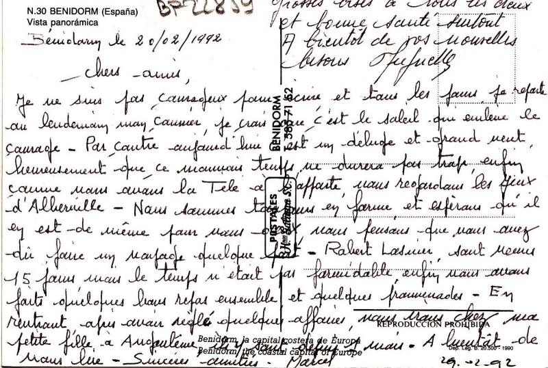 BF22859 benidorm vista panoramica  spain  front/back image