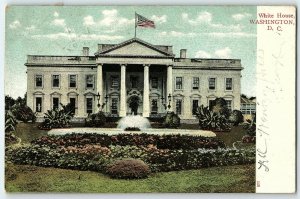 1906 White Washington House Postcard Card Dc 